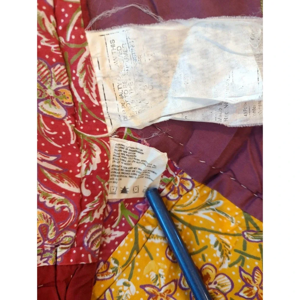 Authentic Vintage Kantha Quilt Throw 80 